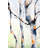 Three Small Birch Trees Canvas | Blue Framed Home Decor