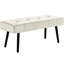 Banc rembourré 39,4 po Velours côtelé-1170711485