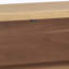 Armoire de rangement minimaliste en bois avec poignées en métal-1238005134