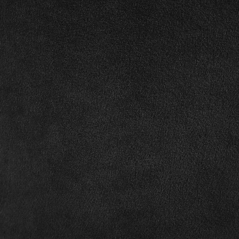 Chaise rembourrée Varinelle, Velours noir, Naturel