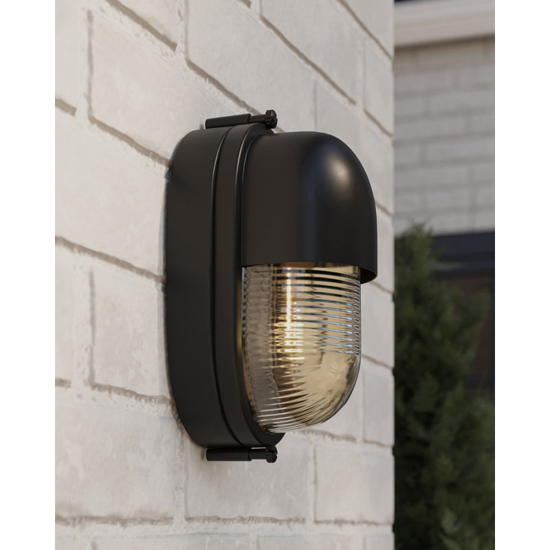 Maritime 1 - Light Outdoor Sconce, Satin Black