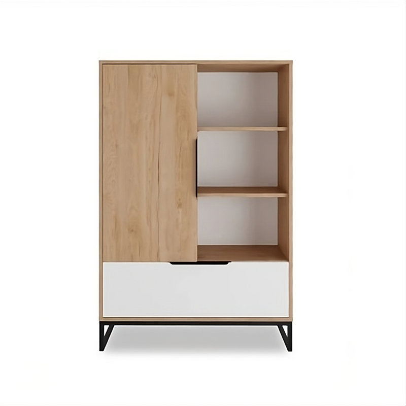 Necole 135cm H x 90cm W Standard Bookcase