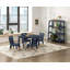 Bibliothèque moderne moderne à 3 tablettes avec finition bleue élégante, rangement en bois durable pour la maison et le bureau-1665760755-1665760759