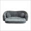 Canapé-lit courbé convertible 86 po 2 en 1 avec tissu chenille 86 po-132940860