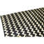Hand Knotted Area Rug in Black And White