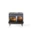 Cuisinière à double combustible de 40 po avec 6 brûleurs scellés et plaque chauffante ILVE Nostalgie II Series (porte pleine)-708322072-708322077