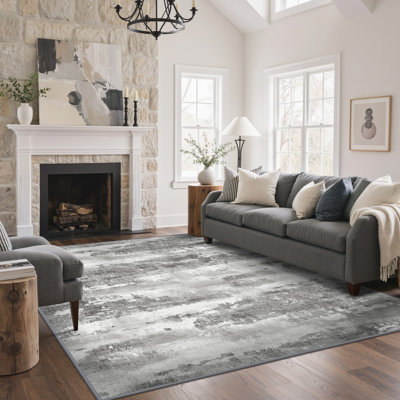 Tapis gris Pavelina