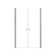 Lyna 46.38'' - 47.38'' W x 70'' H Pivot Frameless Shower Door with Clear Glass