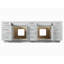 Base de meuble-lavabo double 93 po Disar-111779187