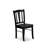 3 Piece Dining Room Furniture Set Contains a Kitchen Table with Dropleaf and 2 Dining Chairs, Black-1980510184