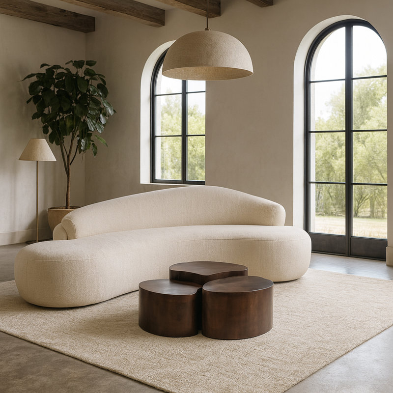 Table basse Banyan, Brun