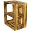 4 Pair Stackable Solid Wood Shoe Rack-1954554526