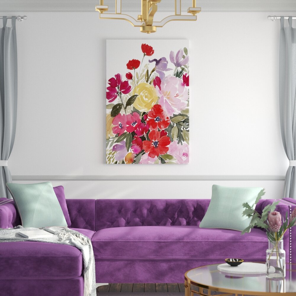 Leinwandbild Rainy Day Bouquet II von Grace Popp