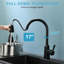 Robinet de cuisine sans contact, robinet de cuisine intelligent automatique mains libres