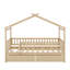 Lit simple en bois avec tiroirs-1624811078