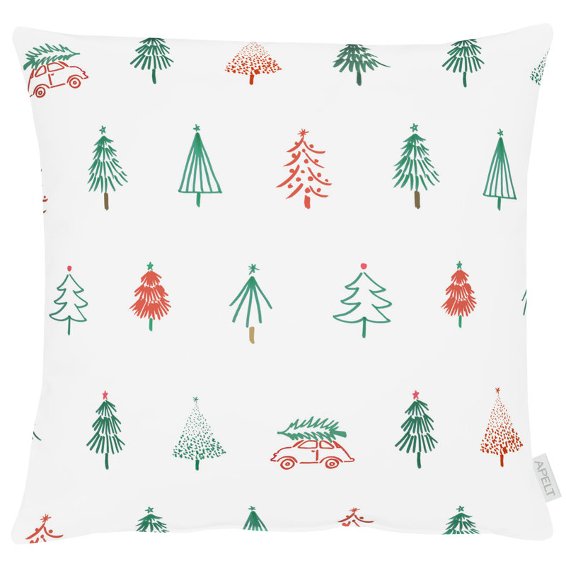 Winterwelt Square Cushion Cover, Beige, 49cm H x 49cm W
