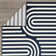 Balchand Geometric Machine Tufted Polypropylene Indoor / Outdoor Area Rug in Blue