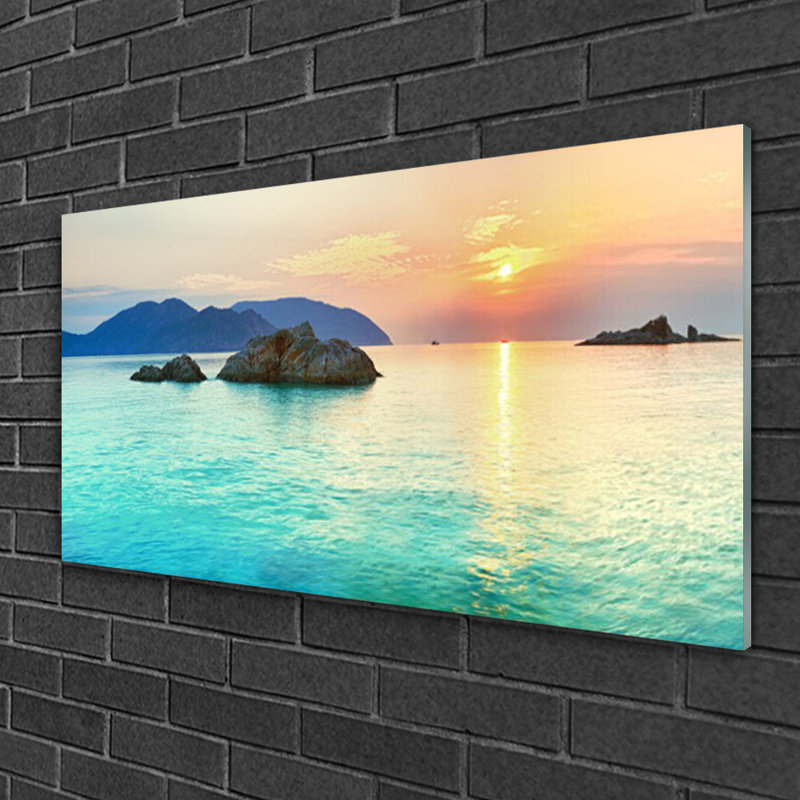 Landscape Sea - No Frame Print on Glass