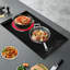 Affichage à DEL tactile de la surface de cuisson électrique à double brûleur 1500 watts OUKANING