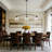 Justyce 3-Light 55.9"W Oversized Kitchen Island Pendant