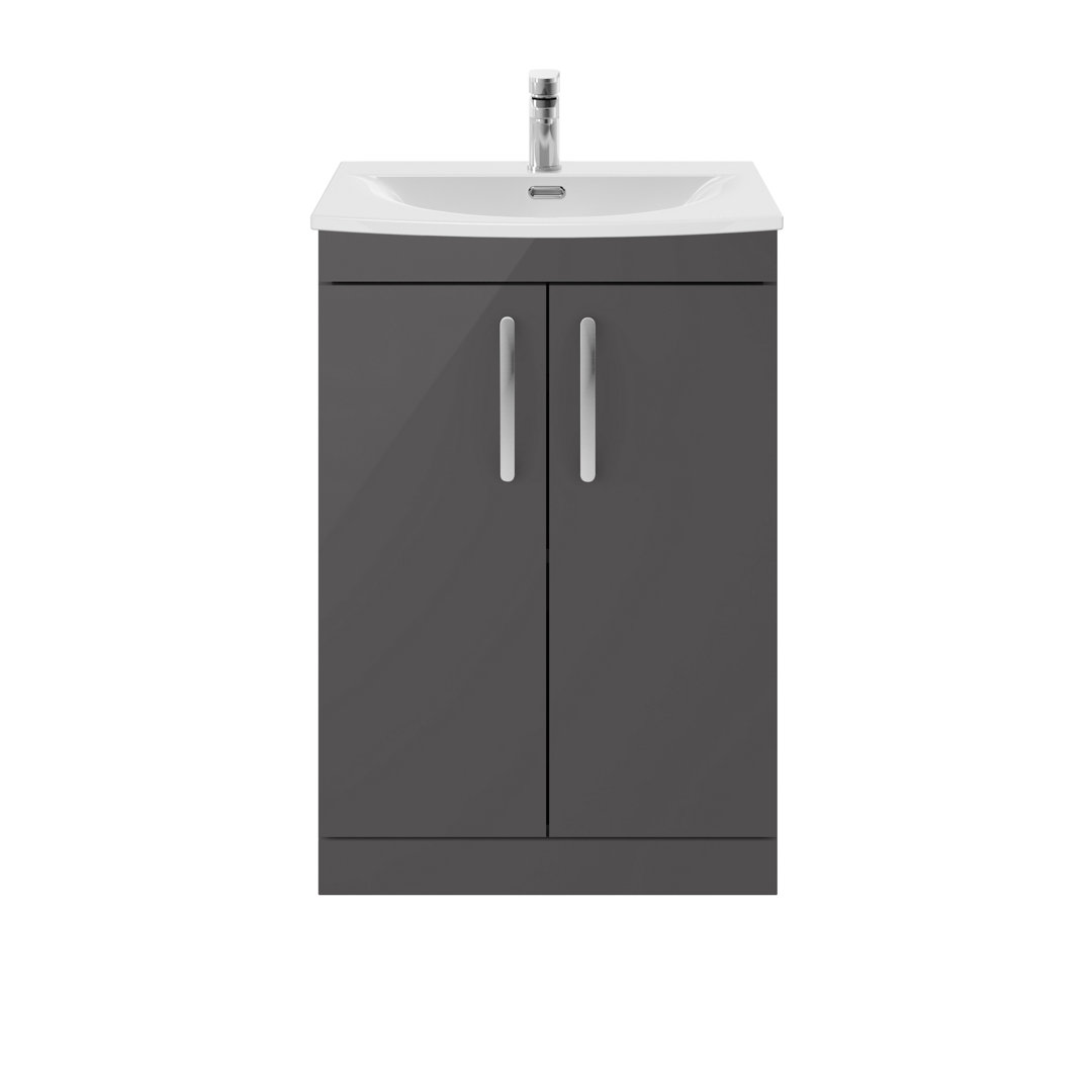 B&Q - 600 Fs 2-Door Vanity & Basin 4 - Image 2
