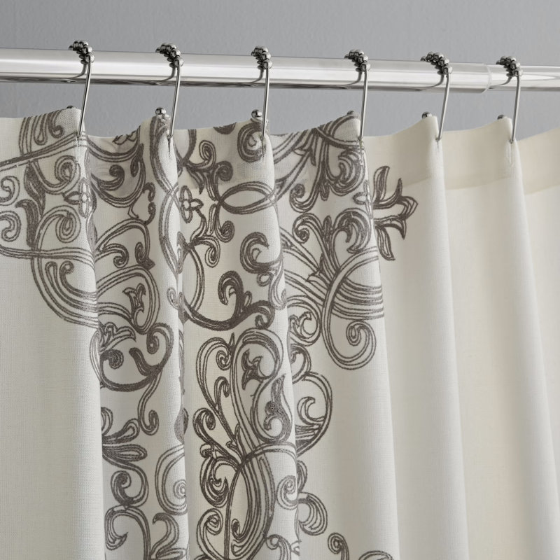 Rideau de douche Manches, 72"x84", White