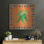 Art mural en métal luxueux, loto 4 "par Farida Zaman, 24 po x 24 po