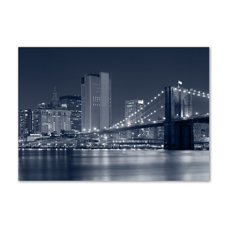 Manhattan New York - Wrapped Canvas Print