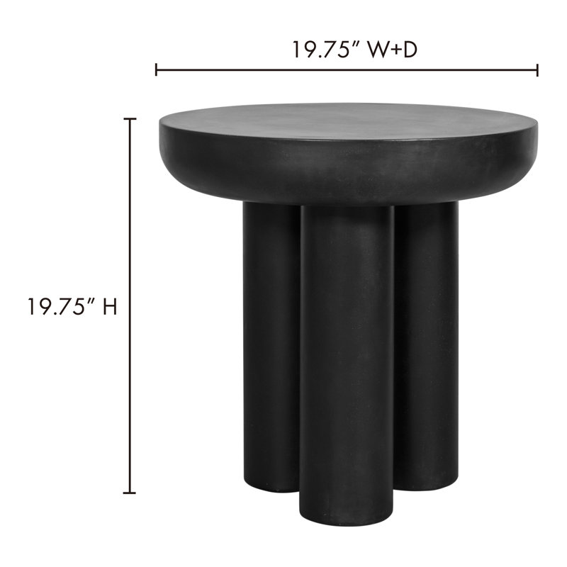 Rocca End Table, Black