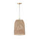 Hasley Single Light Rattan Dimmable Pendant