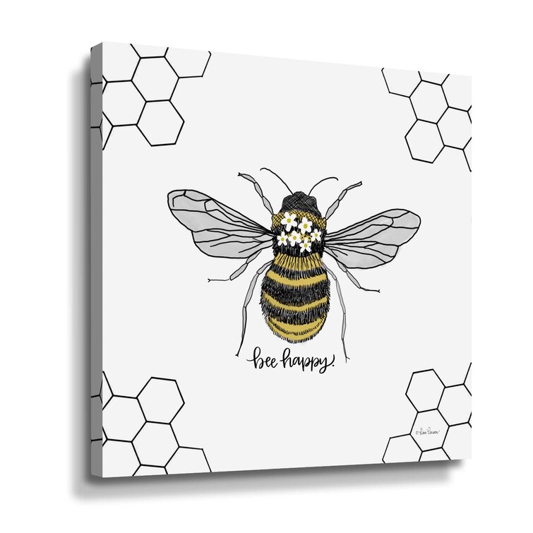 https://assets.wfcdn.com/im/31508562/resize-h755-w755%5Ecompr-r85/1575/157510897/Bee+Happy+Framed+On+Canvas+Print.jpg