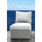 Fully Assembled Patio Chair With Grey Cushion Fill - , Rustproof Aluminum, Outdoor Garden Seating Rustproof, Foam Filled Cushions, Mix Use
