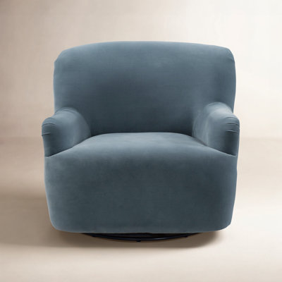 Maxton Upholstered Swivel Armchair