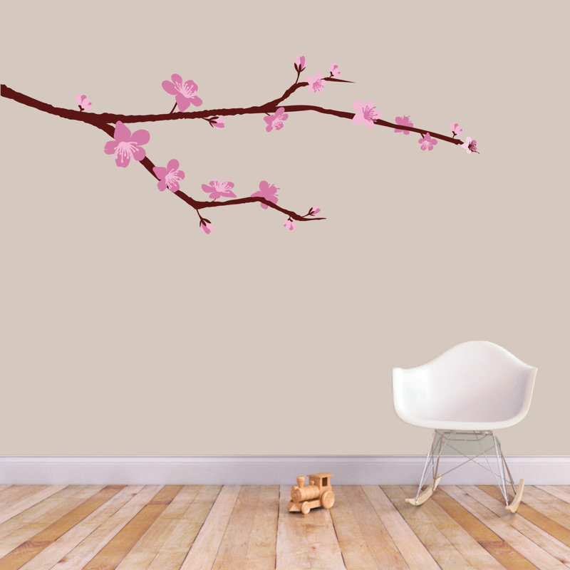 Plants & Flowers Wall Decal, 18" H x 48" W