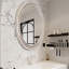 Miroir mural rond