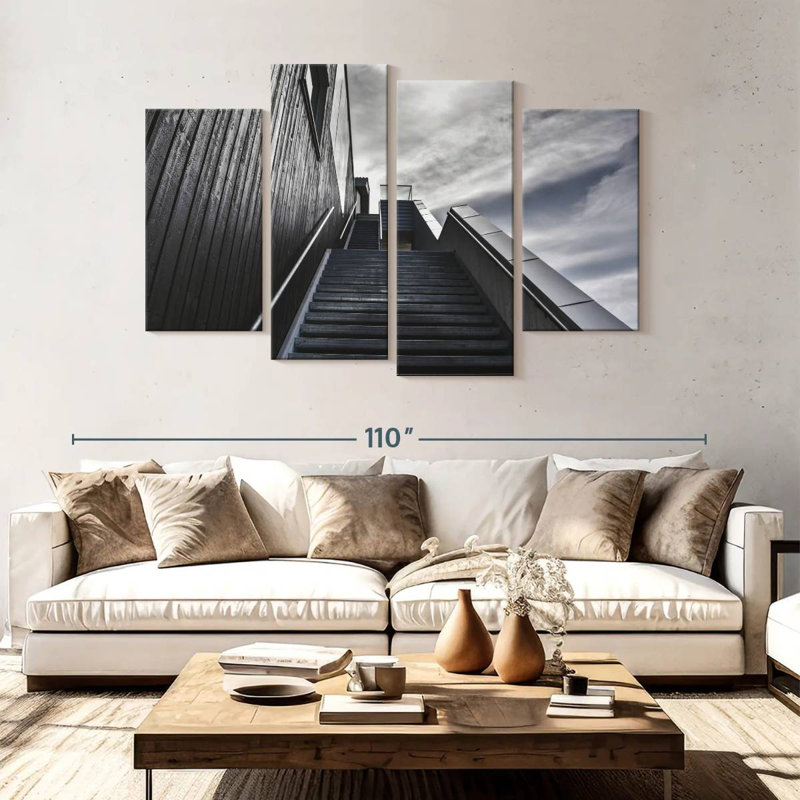 Escalier Lilie, H 54 po x l 84 po