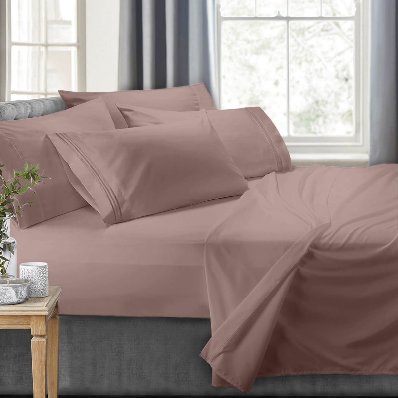 RV/Short Queen Microfiber Sheet Set, Taupe