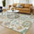 Machine Washable Indoor/Outdoor Chantille ACN2587 Floral Rug-829140951-829140944