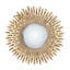 Miroir mural 27 po Golden Finish