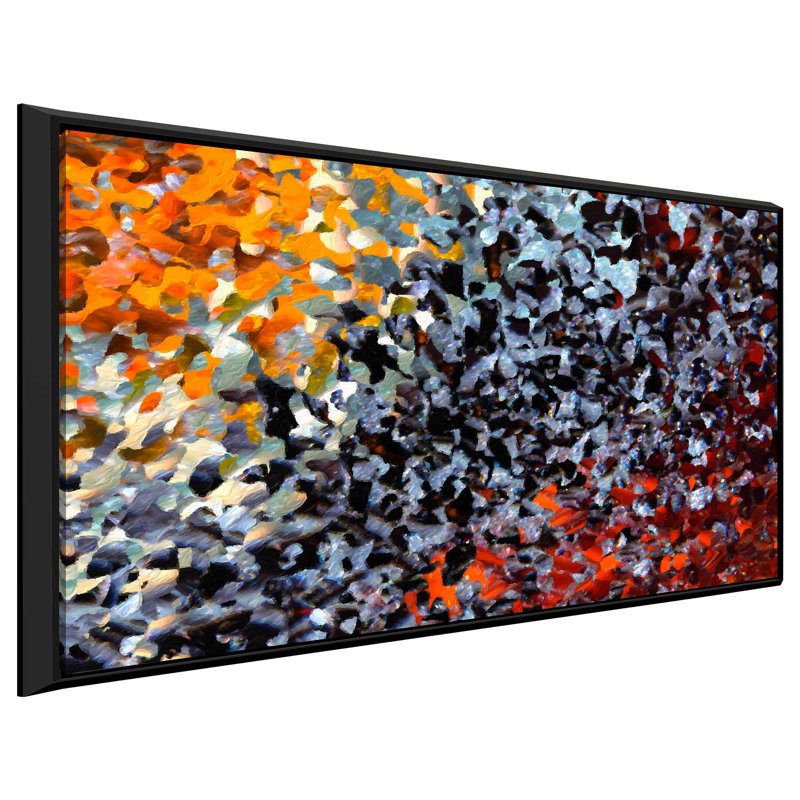 «John 10: 10 An Invitation» par Mark Lawrence - reproduction, Cadre flottant noir, H 21,5 po x l 33,5 po x P 2 po