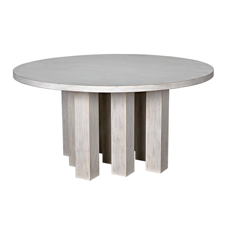 Table de salle à manger en bois d'acajou de 60 po Resistance