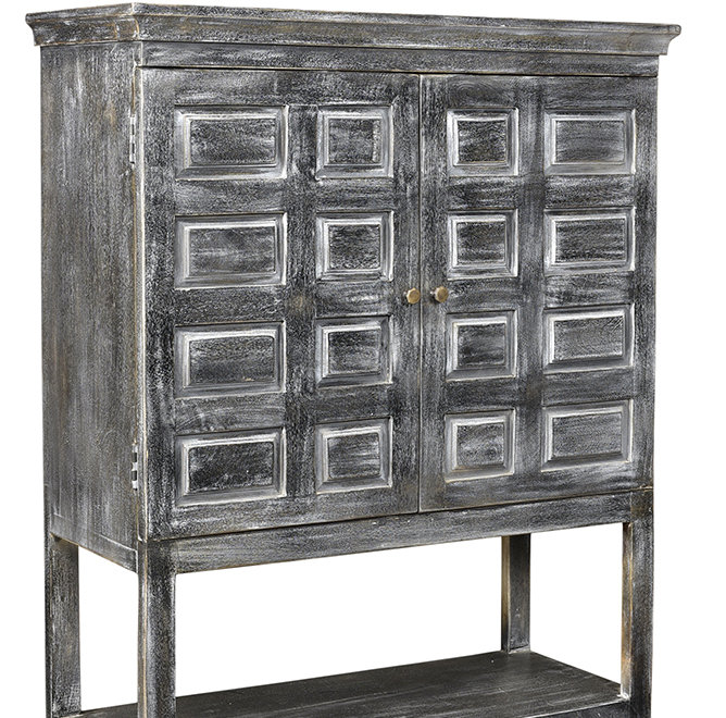 Khiem Solid Wood Accent Cabinet