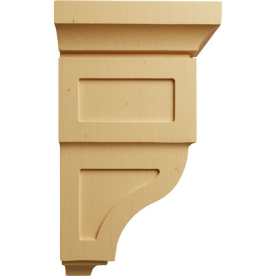 Support en bois / corbeau H 12 po x l 6 po x P 6,75 po