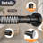 This matte black stainless steel no-drill tension shower rod adjusts from 32-80 inch and needs no tools; its no-slip, no-rust design is intended for bathroom use.