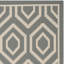 Doerr Hooked Grey/Beige Indoor/Outdoor Rug-12476183