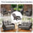 Serita Caeden Outdoor All-Weather PE Wicker Adjustable Reclining Lounge Chair With Cushions-2072068628