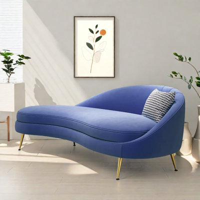 Chaise longue rembourrée Bevens