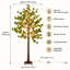 71 " Bronzed Tree Floor Lamp