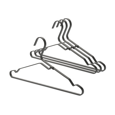 Brabantia Aluminum Clothes Hanger, Set of 4
