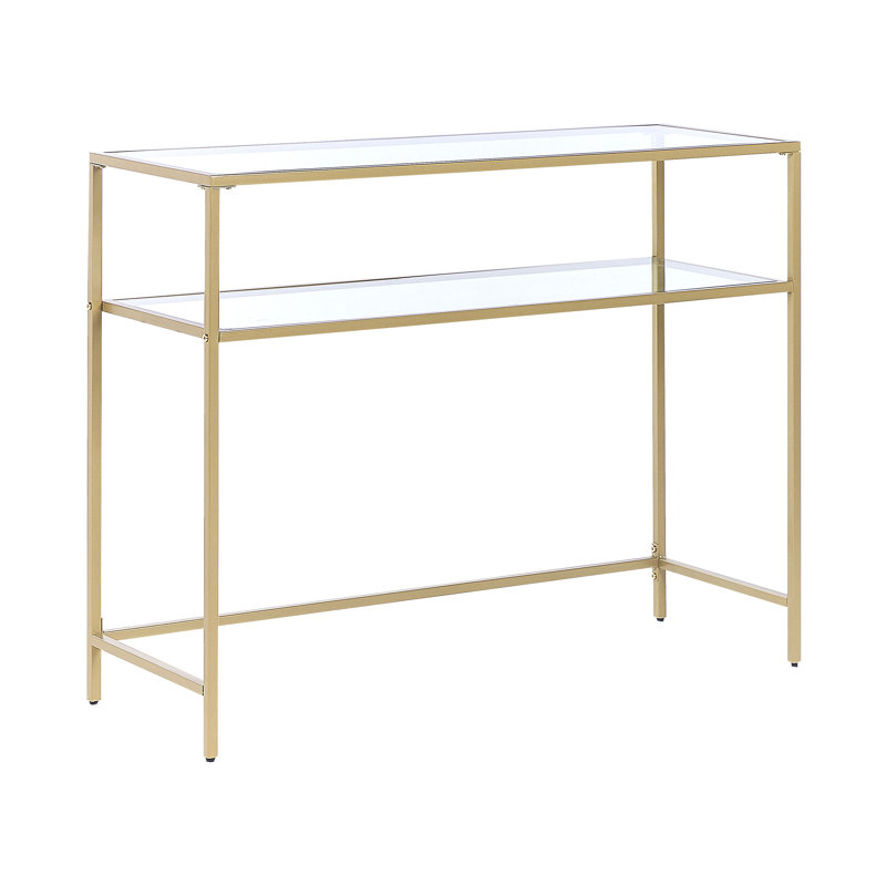 Ossett 100cm Glass Top Console Table